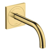 hansgrohe Elektronischer Waschtischmischer Axor Uno UP, Ausladung 165mm, polished gold optic