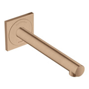 hansgrohe Elektronischer Waschtischmischer Axor Uno UP, Ausladung 221mm, brushed red gold