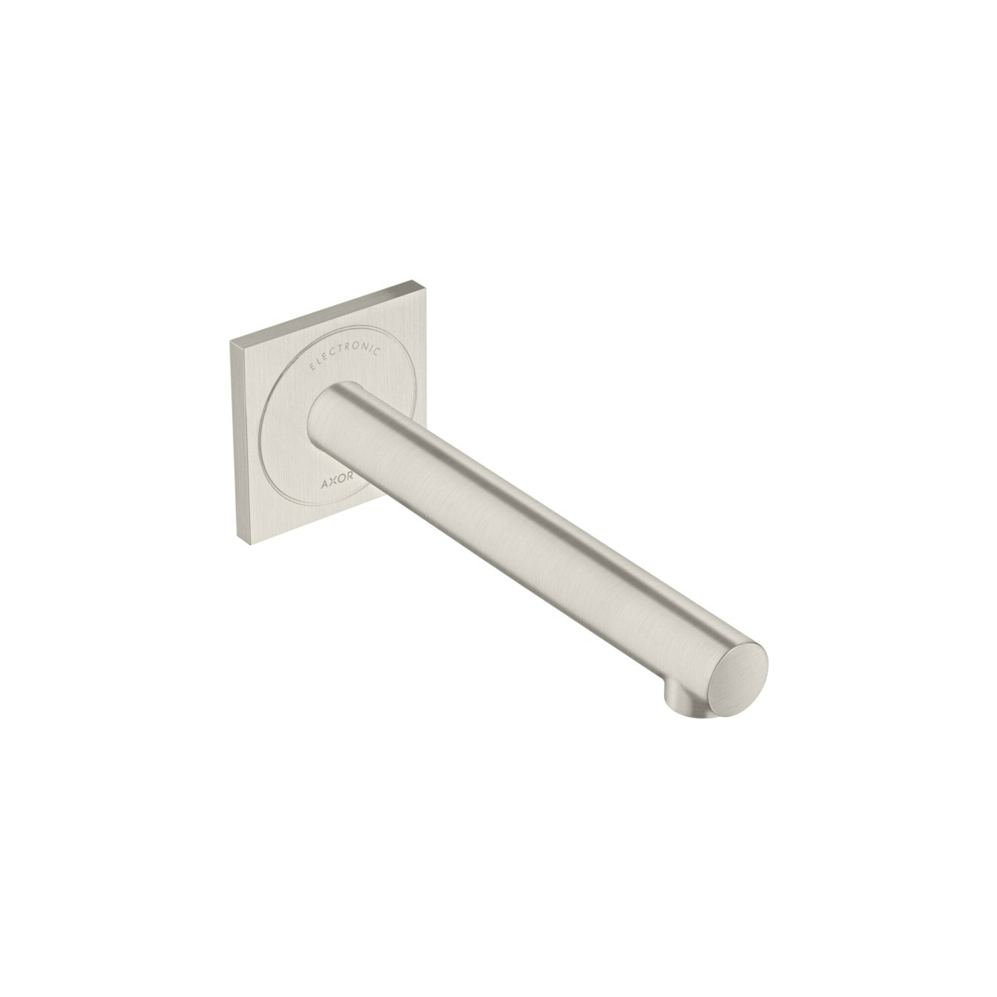 hansgrohe Elektronischer Waschtischmischer Axor Uno UP, Ausladung 221mm, Edelstahl-Optik