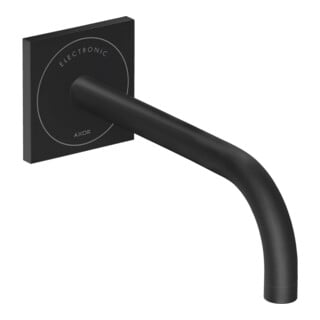 hansgrohe Elektronischer Waschtischmischer Axor Uno UP, Ausladung 225mm, mattschwarz