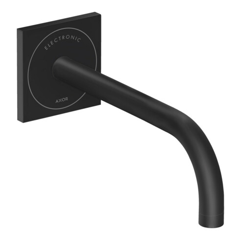 hansgrohe Elektronischer Waschtischmischer Axor Uno UP, Ausladung 225mm, mattschwarz