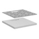 hansgrohe Élément de douche RainDrain Board 1000x1000 mm, avec set d'installation, chromé-2