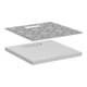 hansgrohe Élément de douche RainDrain Board 1000x1000 mm, avec set d'installation, chromé