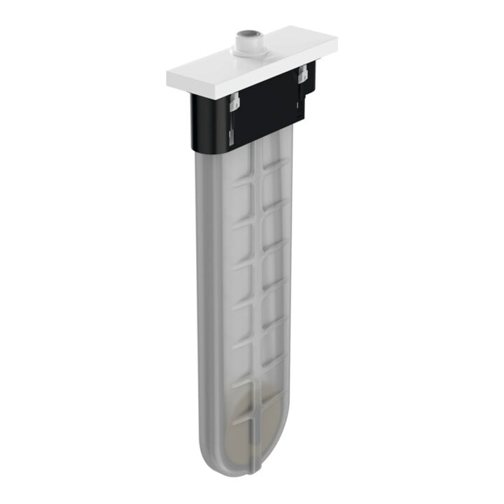 hansgrohe Ensemble bord de baignoire sBox ek, pour montage bord baignoire ou carrelage, blanc mat