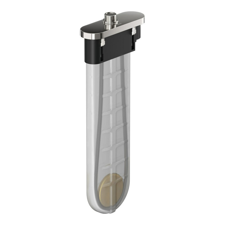 hansgrohe Ensemble bord de baignoire sBox f Montage bord ou face, ov, aspect inox