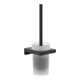 hansgrohe Ensemble brosse WC AddStoris fixation murale, métal, verre, noir mat-1