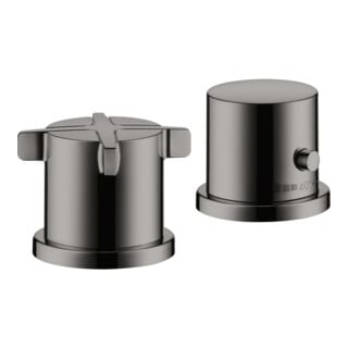 hansgrohe Ensemble complet Axor Citterio E 2L-BW Mitigeur bord, avec thermostat, bleu poli