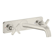 hansgrohe Ensemble complet Axor Citterio E Mitigeur lavabo encastré 3 trous, H 220mm, Pl, ED