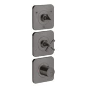 hansgrohe Ensemble complet Axor Citterio E mitigeur thermostatique encastré 380/120, rosé, brossé, bleu vc