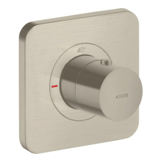hansgrohe Ensemble complet Axor Citterio E Thermostat encastré 120x120mm, nickel brossé