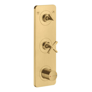 hansgrohe Ensemble complet Axor Citterio E Thermostat encastré 380x120 mm, platine, or optique