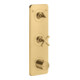 hansgrohe Ensemble complet Axor Citterio E Thermostat encastré 380x120 mm, platine, or optique-1