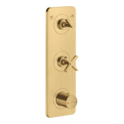 hansgrohe Ensemble complet Axor Citterio E Thermostat encastré 380x120 mm, platine, or optique