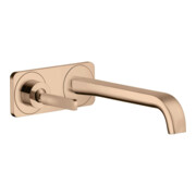 hansgrohe Ensemble complet Axor Citterio E UP-EHM, A 221 mm, avec poignée à goupille, chromé, poli