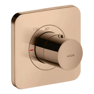 hansgrohe Ensemble complet Axor Citterio E UP-THM 120x120mm, or rouge poli