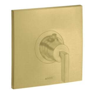 hansgrohe Ensemble complet Axor Citterio HF UP-THM, avec poignée levier, laiton brossé