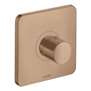 hansgrohe Ensemble complet Axor Citterio M HF Thermostat encastré, or rouge brossé