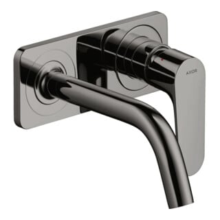 hansgrohe Ensemble complet Axor Citterio M Mitigeur lavabo encastré, A 167 mm, avec plaque, chrome poli