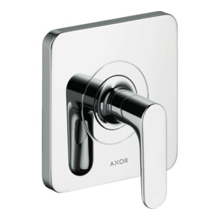 hansgrohe Ensemble complet Axor Citterio M vanne d'arrêt encastrée, levier, chrome