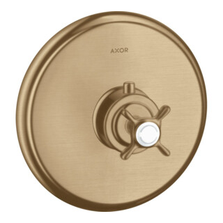 hansgrohe Ensemble complet Axor Montreux HF UP-THM, avec poignée croix, bronze brossé