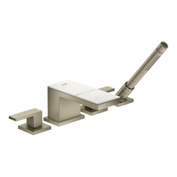 hansgrohe Ensemble complet Axor MyEdition mitigeur 4 trous, sans plaque, nickel brossé