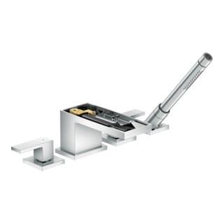 hansgrohe Ensemble complet Axor MyEdition robinet 4 trous sans plaque, chrome