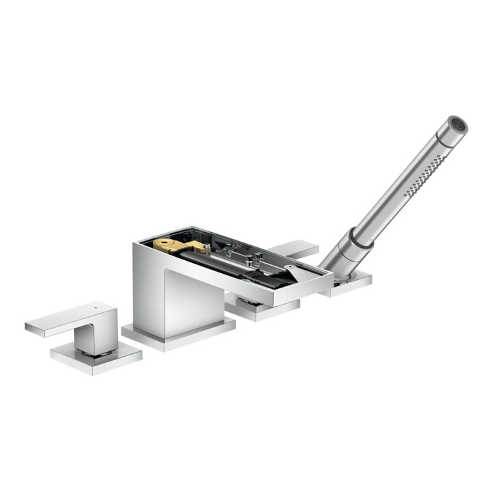 hansgrohe Ensemble complet Axor MyEdition robinet 4 trous sans plaque, chrome
