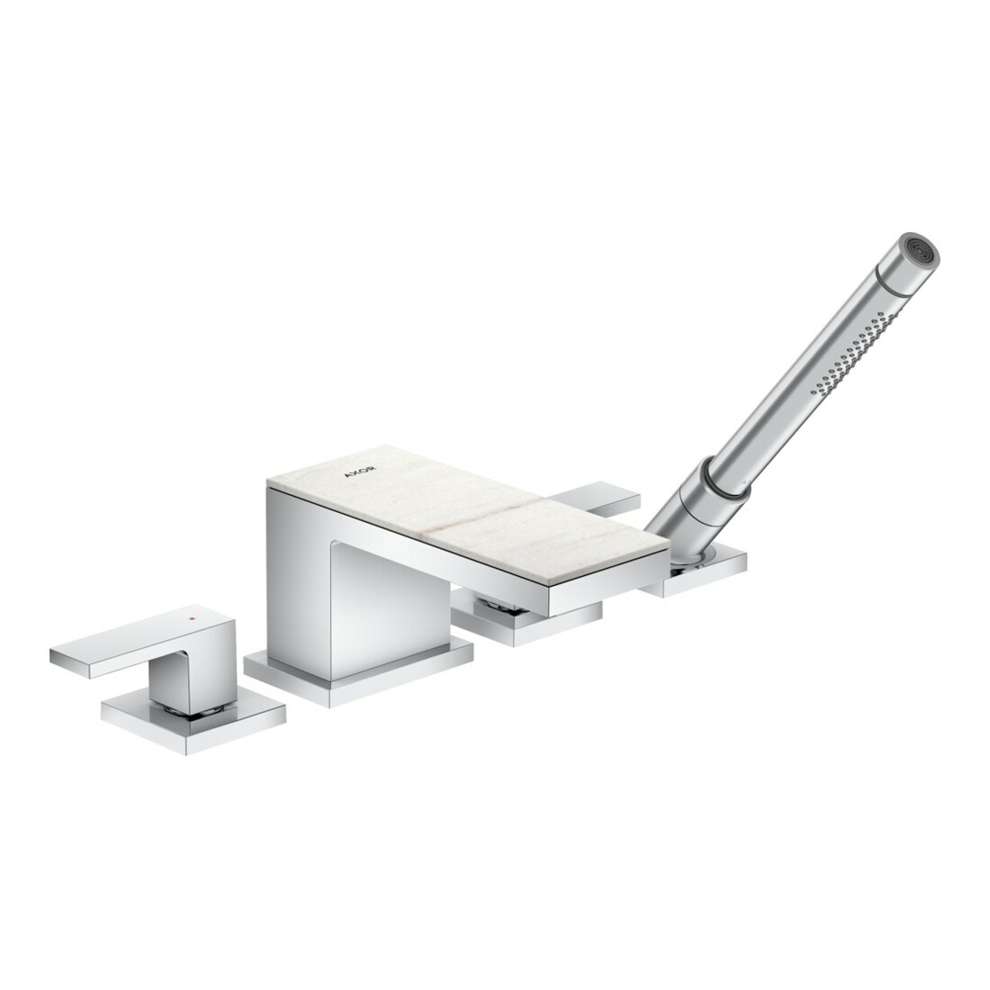 hansgrohe Ensemble complet Axor MyEdition robinet 4 trous sans plaque, chrome