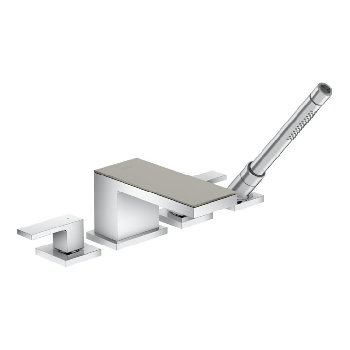 hansgrohe Ensemble complet Axor MyEdition robinet 4 trous sans plaque, chrome