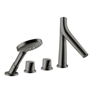 hansgrohe Ensemble complet Axor Starck Organic 4-L-BW-Rand-Arm., avec thermostat, bleu poli vc