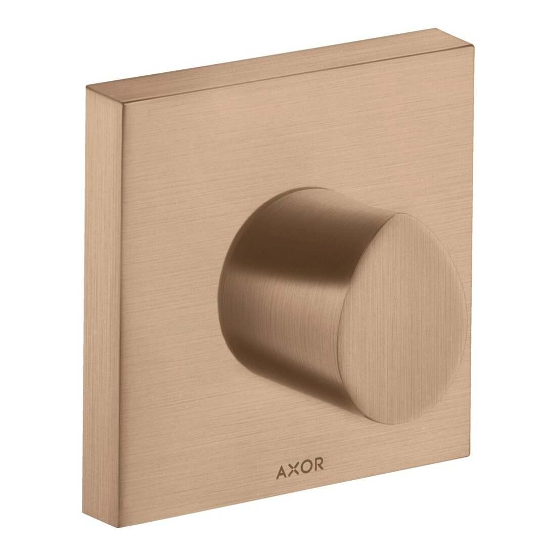 hansgrohe Ensemble complet Axor Starck Organic Robinet d'arrêt encastré, or rouge brossé