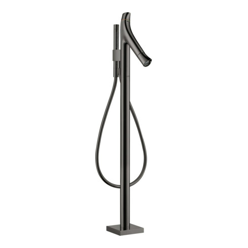 hansgrohe Ensemble complet Axor Starck Organic Thermostat baignoire, A 175 mm, sur pied, bleu poli