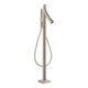 hansgrohe Ensemble complet Axor Starck Organic Thermostat baignoire, A 175 mm, sur pied, inox brossé-1