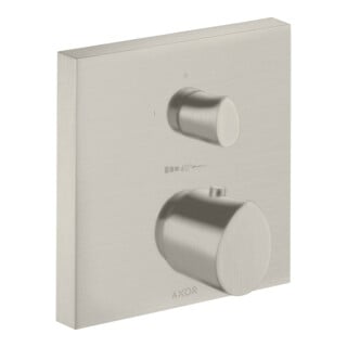 hansgrohe Ensemble complet Axor Starck Organic UP-THM, avec vanne d'arrêt, aspect inox