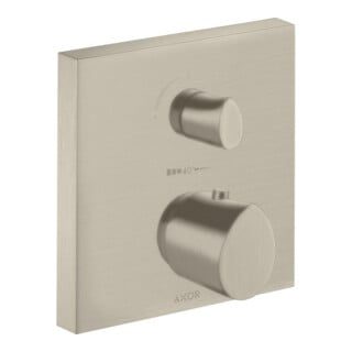 hansgrohe Ensemble complet Axor Starck Organic UP-THM, avec vanne d'arrêt et inverseur, nickel brossé