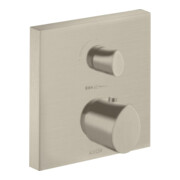 hansgrohe Ensemble complet Axor Starck Organic UP-THM, avec vanne d'arrêt et inverseur, nickel brossé