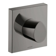 hansgrohe Ensemble complet Axor Starck Organic Vanne d'arrêt encastrée, chrome noir poli