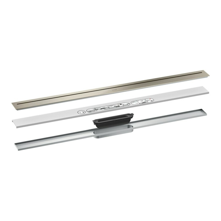 hansgrohe Ensemble complet caniveau de douche AXOR Drain 1000 mm BN