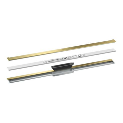 hansgrohe Ensemble complet caniveau de douche AXOR Drain 1000 mm pour montage mural BB