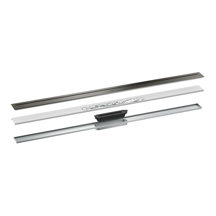 hansgrohe Ensemble complet Caniveau de douche AXOR Drain 1200 mm PBC