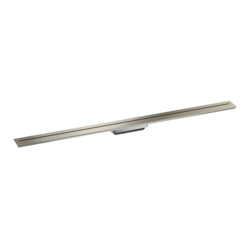 hansgrohe Ensemble complet Caniveau de douche AXOR Drain 1200 mm pour montage mural BN