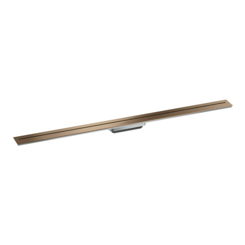 hansgrohe Ensemble complet Caniveau de douche AXOR Drain 1200 mm pour montage mural BRG