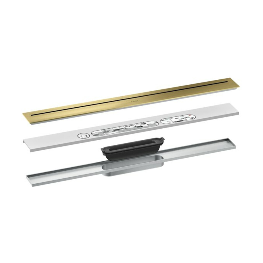 hansgrohe Ensemble complet caniveau de douche AXOR Drain 700 mm BB