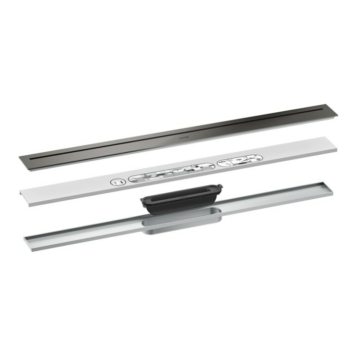 hansgrohe Ensemble complet caniveau de douche AXOR Drain 800 mm PBC