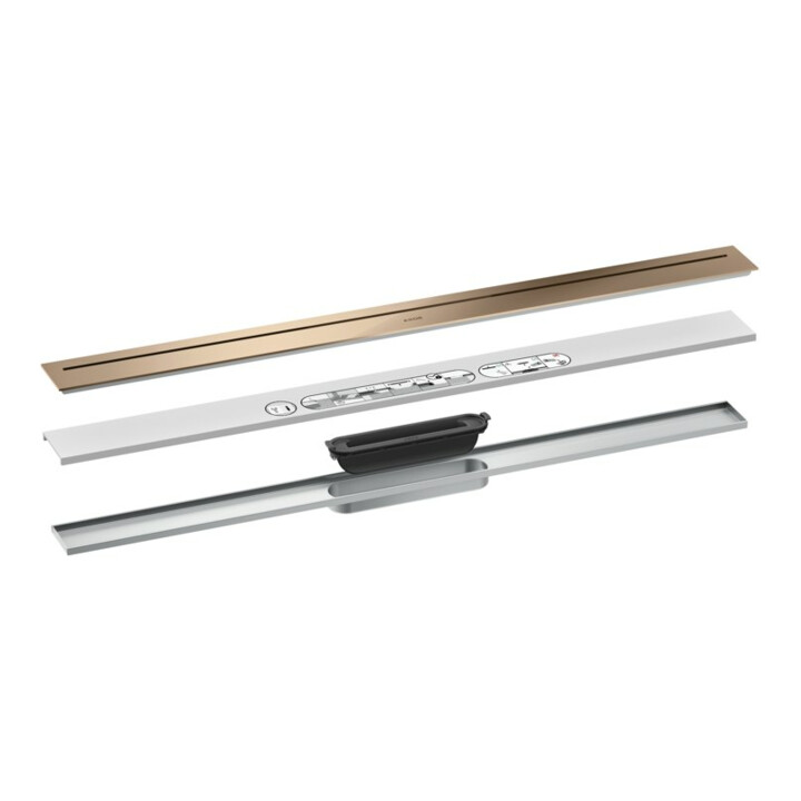 hansgrohe Ensemble complet caniveau de douche AXOR Drain 900 mm PRG