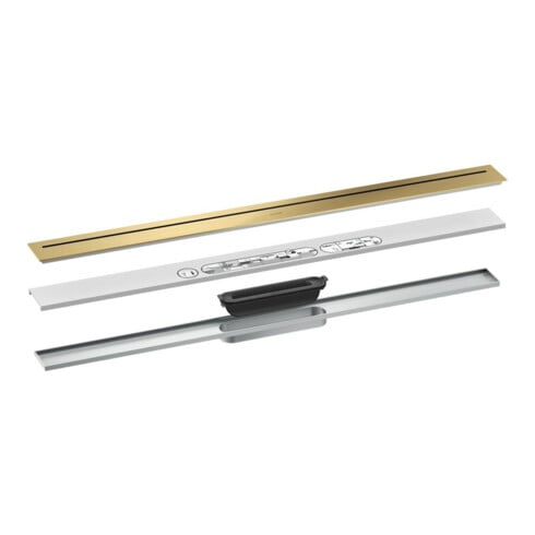 hansgrohe Ensemble complet caniveau de douche AXOR Drain 900mm BGO