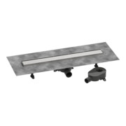 hansgrohe Ensemble complet DR RainDrain Go 700 évacuation arrière pose carrelage/installation plate BST