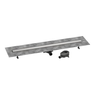 hansgrohe Ensemble complet DR RainDrain Go1200 évacuation arrière carrelable/installation plate BST