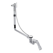 hansgrohe Ensemble complet Exafill S Baignoire, garniture vidage/débordement, chrome-3