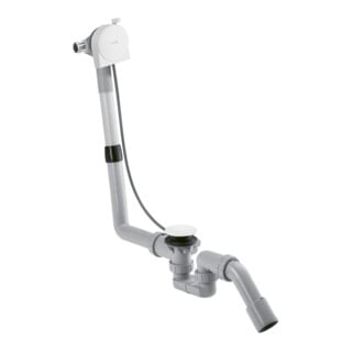 hansgrohe Ensemble complet Exafill S Bec de baignoire, garniture vidage/débordement, blanc